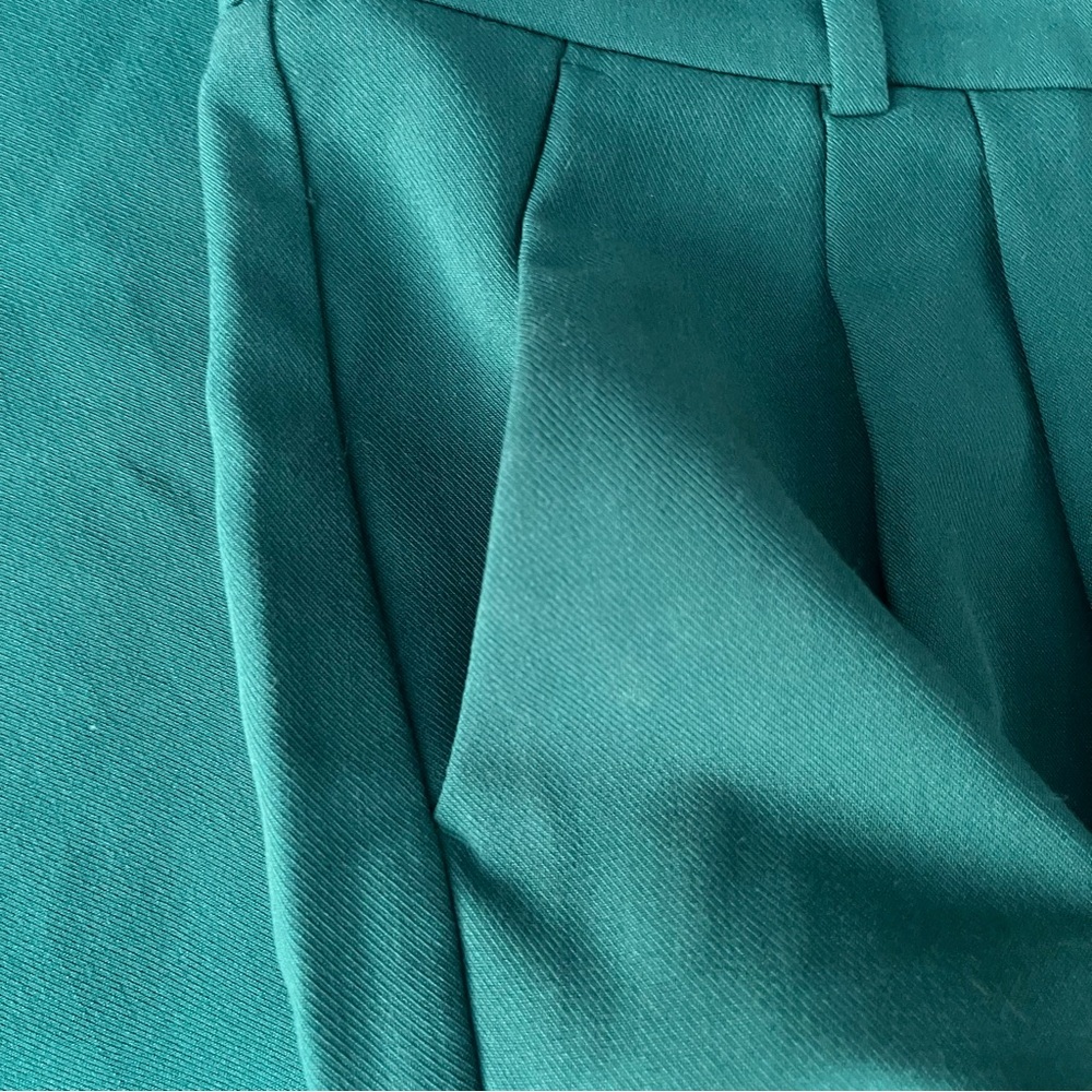 Abercrombie & Fitch Teal Dress Pants - Picture 3 of 4